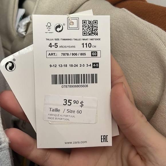 Zara Size 4-5 Toddler - Picture 3 of 3